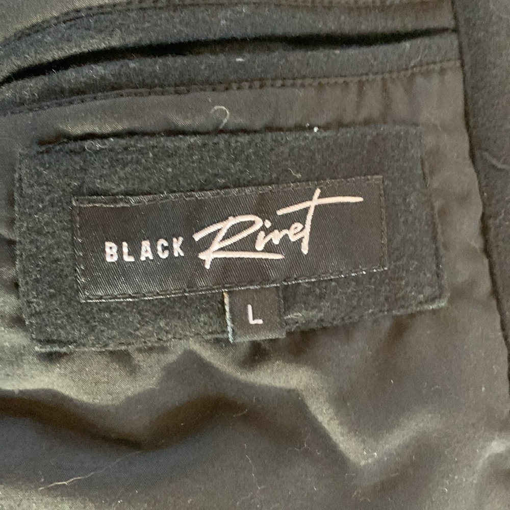 Black Rivet Mens Jacket - Picture 3 of 4